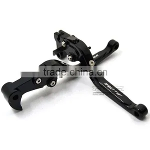 LS-001-R115 Wholesale Foldable Extendable CNC Aluminum Motocross Brakes Clutch Levers For Yamaha R1 thumbnail-2
