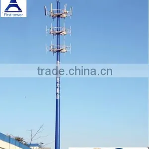 Hot Dip Galvanized Steel Singal Pole Tower thumbnail-5