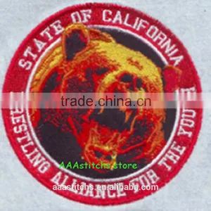 Bear Logo Custom Iron-on Embroidery Patch thumbnail-1