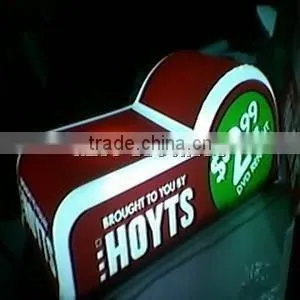 3D Vacuum Forming Red PMMA Lightbox thumbnail-4
