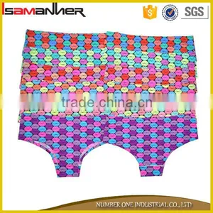 Stylish Colorful Printing Hipster Young Girls Preteen Underwear Model thumbnail-3