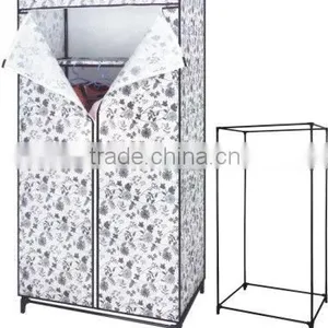 Folding Foldable Wardrobe / Wardrobe/ Closet/ Cabinet/print Fabric Wardrobe thumbnail-1