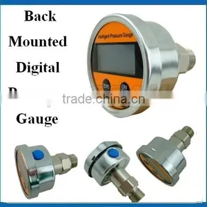 0-100Mpa Back Mounted Water Pressure Gauge Digital LCD Display With Battery Supply thumbnail-1