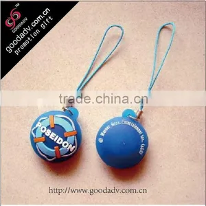 Customized Design Promotional Gifts Pvc Mobile Strap thumbnail-1