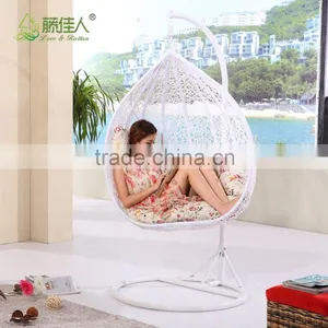 Outdoor Rattan Wicker Hanging Egg Chair thumbnail-3