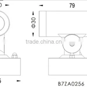 2W China Supplier Hotel Room Wall Light thumbnail-3