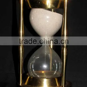 HOURGLASS, DESKTOP HOURGLASS, BRASS HOURGLASS thumbnail-1