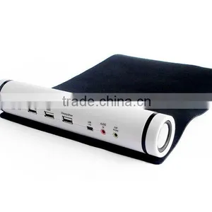 Folding Mouse Pad With Usb Hub thumbnail-1
