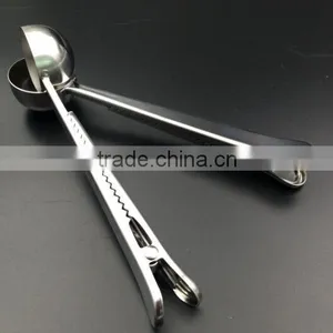 201/304 Stainless Steel Coffee Scoop With Clip thumbnail-1