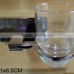 Large Rectangle Back Base Plate Stainless Steel Holder Clear Tumbler and Holder thumbnail-1