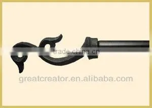 Elegant Branch Wrough Iron Designs Window Curtain Accessories thumbnail-1