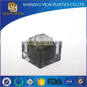 OEM Skin Care Jar, Acrylic Plastic Jars, New Square Cosmetics Container thumbnail-3