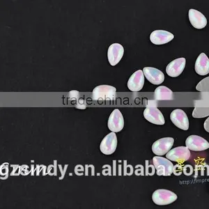 Korean Style Glass Resin Stone Opal Color Decorative Stones ZX:SZ573 thumbnail-3