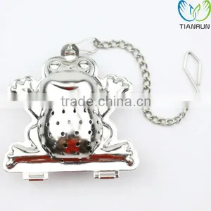 New Style Popular Cute Gift Stainless Steel Frog Shape Tea Infuser thumbnail-1