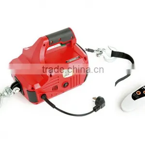 500lbs Capacity 120volt AC Electric Winch Remote Controlled thumbnail-1