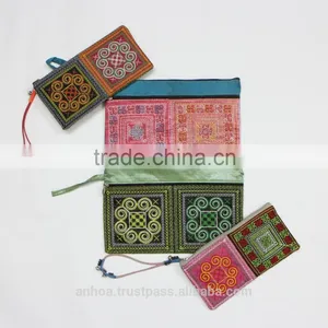 Vietnam Embroidery Brocade Style Purse thumbnail-1