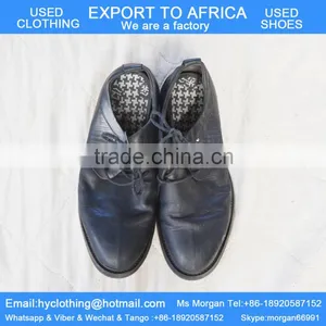 Factory Directly Supply Good Quality Clean Men's Second Hand Shoes Leather Used Shoes Export for Africa thumbnail-1