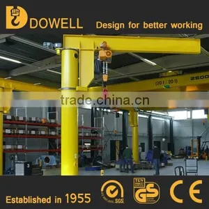 High-Duty Customized 0.25~10 Ton Free Standing Swivel Jib Crane thumbnail-6