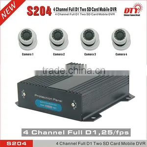 Multiple Channel 3g sd Card Car Dvr With Gps Tracker Support 4 Cameras thumbnail-1