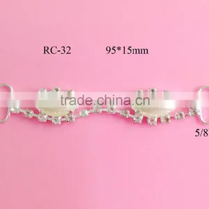 Stock Hot Selling Rhinestone Connector for Headband/hairwear(RC-32) thumbnail-1