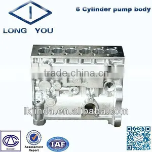 6 Cylinder Pump Body Aluminium Alloy Casting thumbnail-1