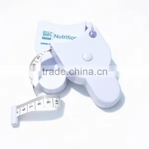 1.5meters/60inches OEM/ODM Service Glass Fiber Ruler Inch and cm Print Waist Health Body Measuring Tape Logo thumbnail-5