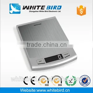 5kg/1g Brushed Stainless Steel Platform Electronic Digital Kitchen Scale thumbnail-2