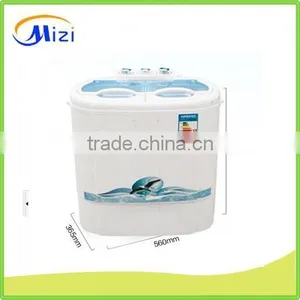 Mini Washing Machine is Small With Dry Duplex Stainless Steel Double Barrel thumbnail-1