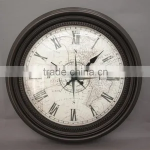 New Arrival 16 Inch Plastic Wall Clock Quartz Clock 91695 thumbnail-1