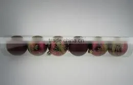 Burgundy Decorative Plastic Xmas Cheap Ball thumbnail-1