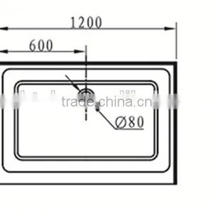 SUNZOOM Usa Shower Base,shower Pan,hot Sell Shower Tray thumbnail-2