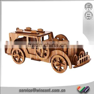 Vehicle Wooden Puzzle of Intelligent Diy Model Classic Car Toy thumbnail-1