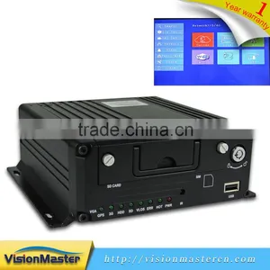 G-sensor GPS IP Cameras 1080P Vebicle Monitoring NVR thumbnail-6