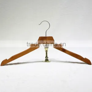 Good Selling Non- Slip Slender Wooden Cloth Hanger FACTORY thumbnail-1