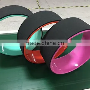 40x15cm Size Factory Wholesale Different Colors Back Training PVC Yoga Wheel thumbnail-6