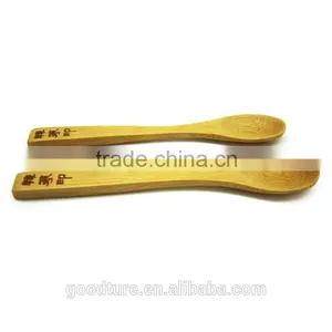 Mini Bamboo Spoon With Lasered Logo thumbnail-3