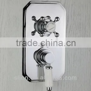 Concealed Traditional Shower Mixer Two Handle thumbnail-1