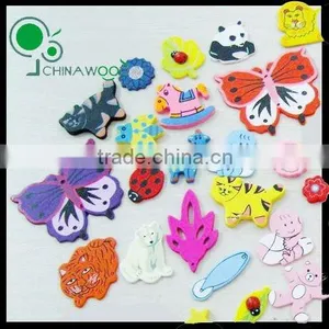 Wood Painted Shapes thumbnail-1