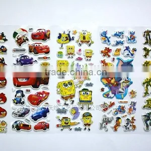 Well-done Various Design Kids Gift Home Decor Vinyl Cartoon 3D Puffy/foam Sticker thumbnail-1