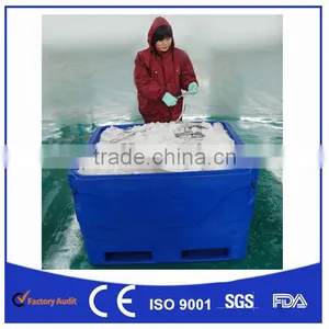 Large Size 1000L Plastic Fish Transport Box, Cold Chain Box for Fish Carrying thumbnail-3