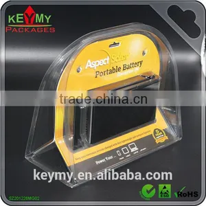 Custom Tri-folded Blister Packing With Paper Card, Transparent Tri- Folded Blister Clamshell thumbnail-1