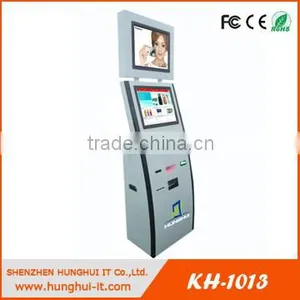 Touch Screen Dual Monitor Cash Payment Kiosk Terminal thumbnail-2