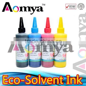 Aomya High Quality Eco Solvent Ink for Vinyl Flex Banner Printer Without Odour Use for DX5 Print Head thumbnail-1