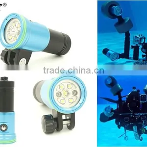Hi-max V11 Diving Video Light 2400lm U2led White & Red Lighting Underwater Diving thumbnail-3