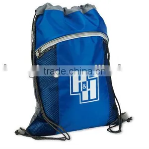 Mesh Pocket Drawstring Bag thumbnail-1
