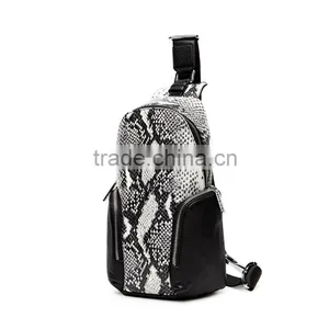 China Wholesale Leather Chest Bag Best Selling Products in for Men thumbnail-3