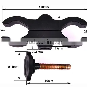 2x25mm Wholesale Hunting Torch Light Flashlight Gun Mount thumbnail-2