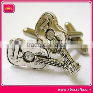 Hot Selling Business Metal Guitar Cufflink thumbnail-1
