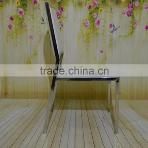 Unique Modern Fashion SS White Stackable Wedding Banquet Chair thumbnail-6