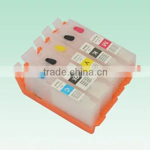 Empty PGI450BK CLI451BK C M Y Refillable Ink Cartridge With Chip For 450 451 Canon Pixma Ip7240 Pixma MG5440 Printer thumbnail-1